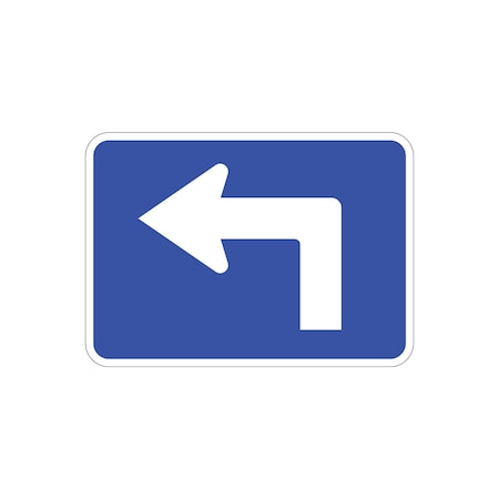 Sign Solutions Usa 21 in Height, 30 in Width, Aluminum, Horizontal Rectangle DUS08HWT3021M5-1LINT